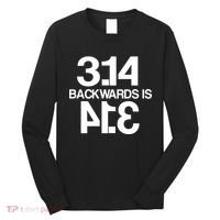 Pi 3.14 Backwards Is Pie Long Sleeve Shirt thumb 0