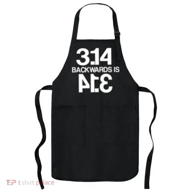 Pi 3.14 Backwards Is Pie Apron