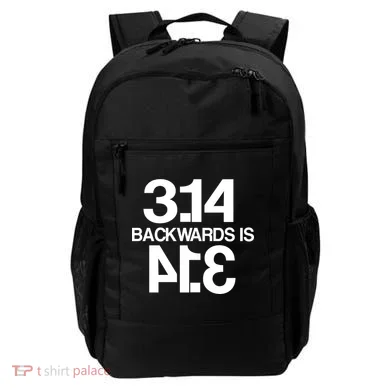 Pi 3.14 Backwards Is Pie Backpack