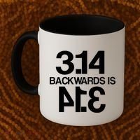 Pi 3.14 Backwards Is Pie Coffee Mug thumb 2