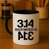 Pi 3.14 Backwards Is Pie Coffee Mug thumb 4