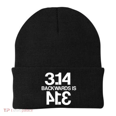 Pi 3.14 Backwards Is Pie Beanie