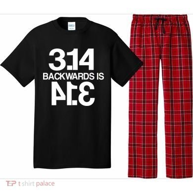 Pi 3.14 Backwards Is Pie Pajama Set