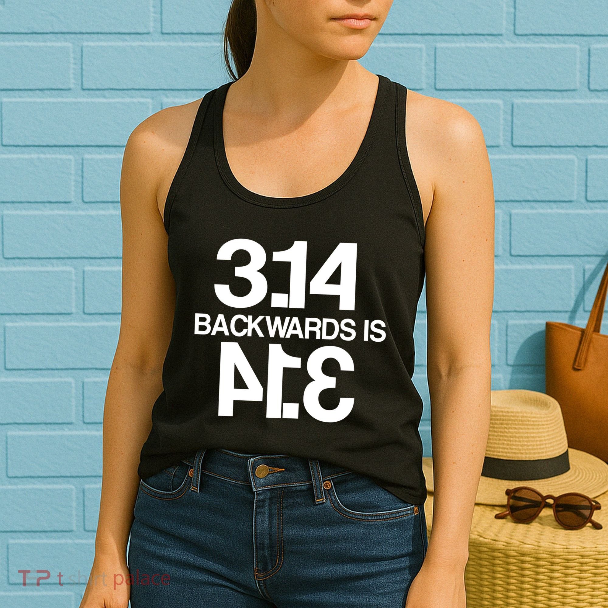 Pi 3.14 Backwards Is Pie Women's Tank Top
