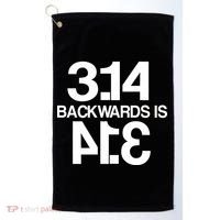 Pi 3.14 Backwards Is Pie Golf Towel thumb 0