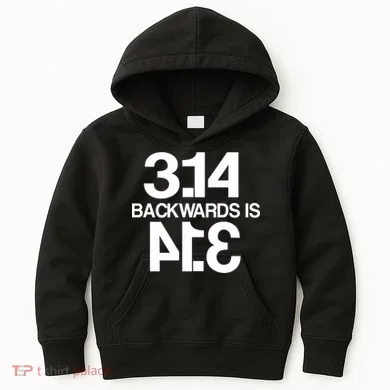 Pi 3.14 Backwards Is Pie Kids Hoodie