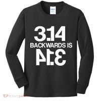 Pi 3.14 Backwards Is Pie Kids Long Sleeve Shirt thumb 0