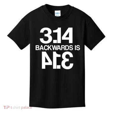 Pi 3.14 Backwards Is Pie Kids T-Shirt