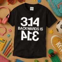 Pi 3.14 Backwards Is Pie Kids T-Shirt thumb 3