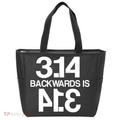 Pi 3.14 Backwards Is Pie Tote Bag