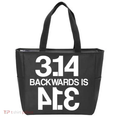 Pi 3.14 Backwards Is Pie Tote Bag