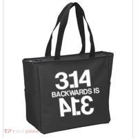 Pi 3.14 Backwards Is Pie Tote Bag thumb 2