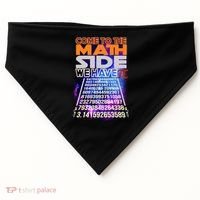 Pi Day - Come To The Math Side Parody USA-Made Doggie Bandana thumb 0