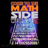 Pi Day - Come To The Math Side Parody USA-Made Doggie Bandana thumb 2