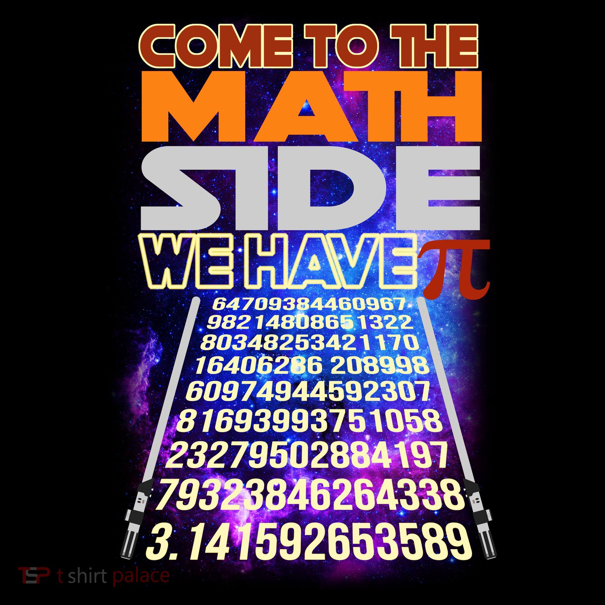 Pi Day - Come To The Math Side Parody Long Sleeve Shirt