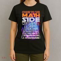 Pi Day - Come To The Math Side Parody T-Shirt thumb 4