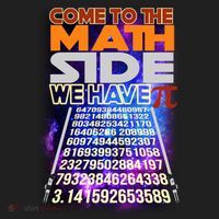 Pi Day - Come To The Math Side Parody Tumbler thumb 3