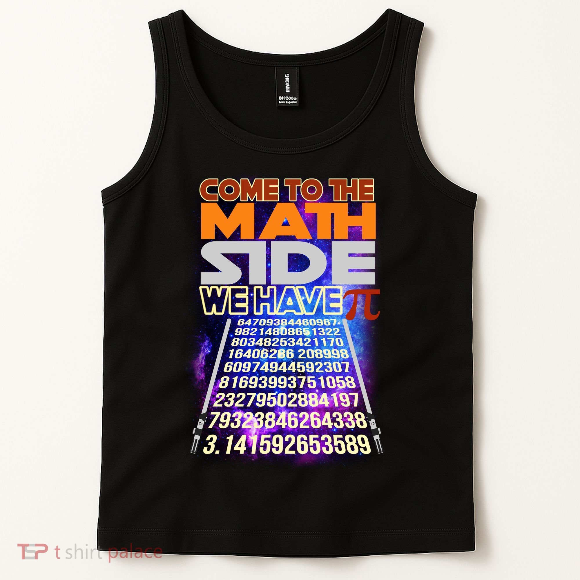 Pi Day - Come To The Math Side Parody Tank Top