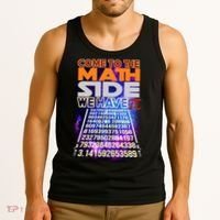 Pi Day - Come To The Math Side Parody Tank Top thumb 3