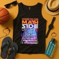 Pi Day - Come To The Math Side Parody Tank Top thumb 4