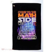 Pi Day - Come To The Math Side Parody Golf Towel thumb 0