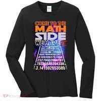 Pi Day - Come To The Math Side Parody Women's Long Sleeve Shirt thumb 0
