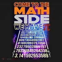 Pi Day - Come To The Math Side Parody Kids T-Shirt thumb 4
