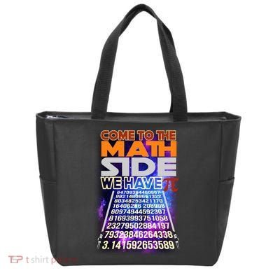 Pi Day - Come To The Math Side Parody Tote Bag