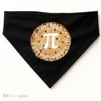 Pi Day Apple Pie 3.14 Cool Numbers USA-Made Doggie Bandana thumb 0