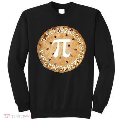 Pi Day Apple Pie 3.14 Cool Numbers Sweatshirt