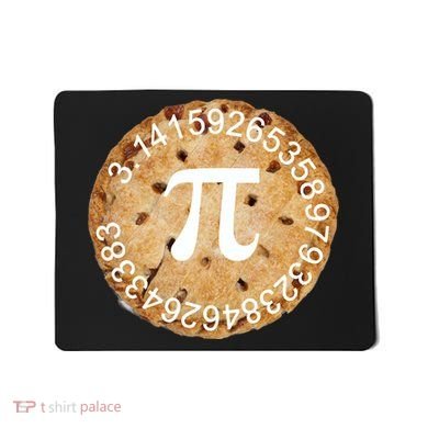 Pi Day Apple Pie 3.14 Cool Numbers Mousepad