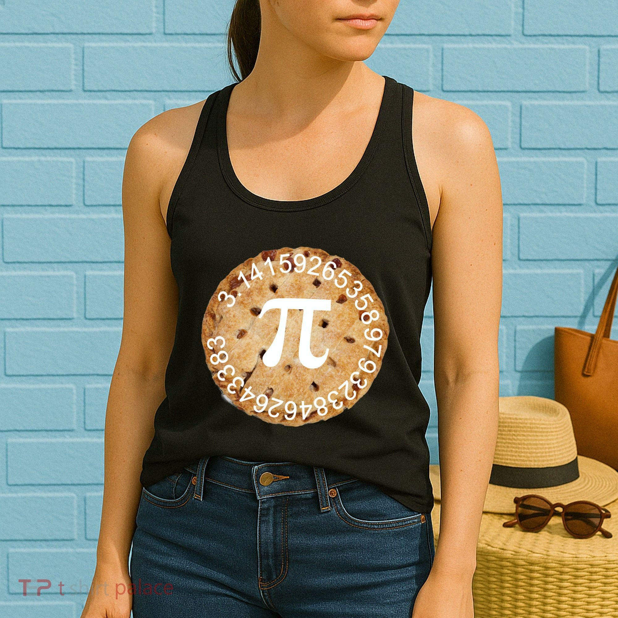 Pi Day Apple Pie 3.14 Cool Numbers Women's Tank Top