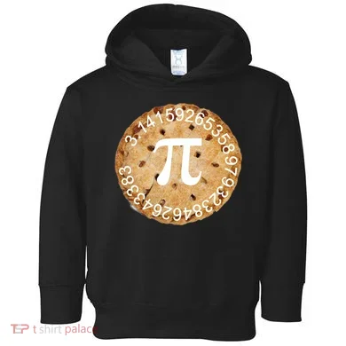 Pi Day Apple Pie 3.14 Cool Numbers Toddler Hoodie