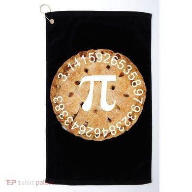 Pi Day Apple Pie 3.14 Cool Numbers Golf Towel