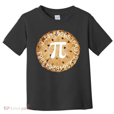 Pi Day Apple Pie 3.14 Cool Numbers Toddler T-Shirt