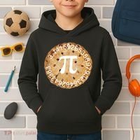 Pi Day Apple Pie 3.14 Cool Numbers Kids Hoodie thumb 2