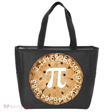 Pi Day Apple Pie 3.14 Cool Numbers Tote Bag