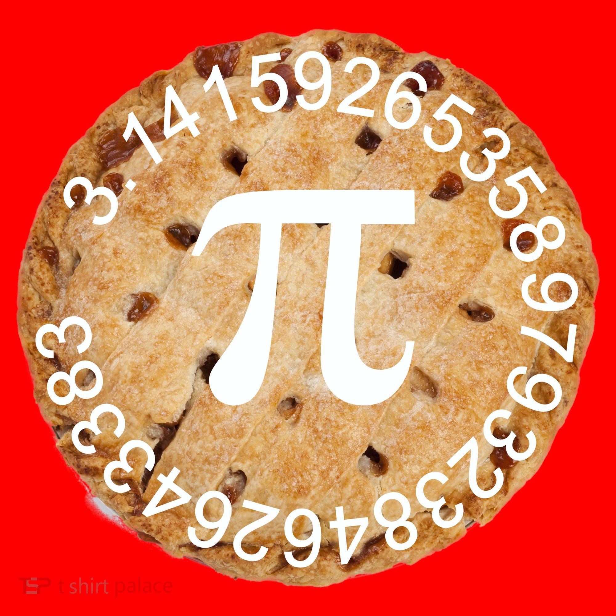 Pi Day Apple Pie 3.14 Cool Numbers Santa Hat