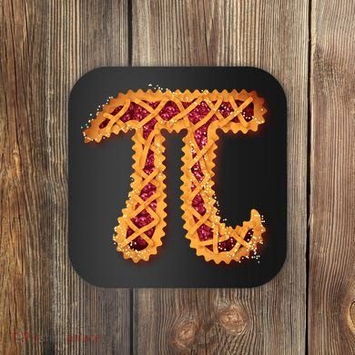 Pi Day Delicious Pie Coaster