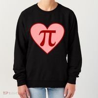 Pi Day Heart Love 3.14 Math Geek March 14th Women's Sweatshirt thumb 0