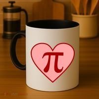 Pi Day Heart Love 3.14 Math Geek March 14th Coffee Mug thumb 4