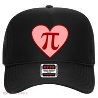 Pi Day Heart Love 3.14 Math Geek March 14th Hat thumb 0