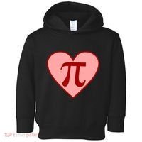 Pi Day Heart Love 3.14 Math Geek March 14th Toddler Hoodie thumb 0