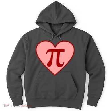 Pi Day Heart Love 3.14 Math Geek March 14th Hoodie
