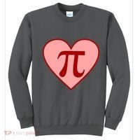 Pi Day Heart Love 3.14 Math Geek March 14th Sweatshirt thumb 0