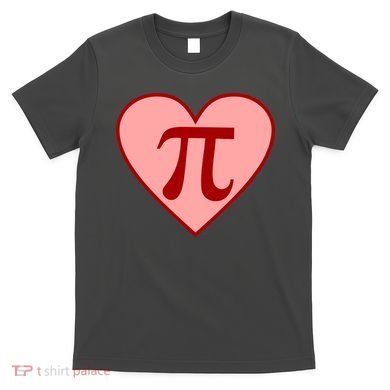 Pi Day Heart Love 3.14 Math Geek March 14th T-Shirt