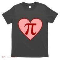 Pi Day Heart Love 3.14 Math Geek March 14th T-Shirt thumb 0
