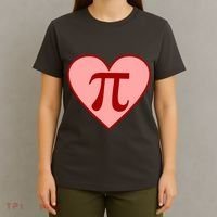 Pi Day Heart Love 3.14 Math Geek March 14th T-Shirt thumb 4