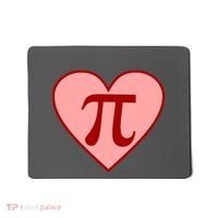 Pi Day Heart Love 3.14 Math Geek March 14th Mousepad thumb 0
