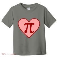 Pi Day Heart Love 3.14 Math Geek March 14th Toddler T-Shirt thumb 0